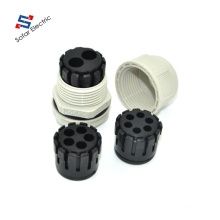 Ip68 watertight nylon multi hole cable cland